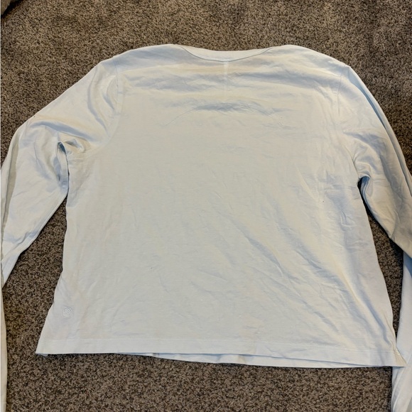 Lululemon Cotton Long Sleeve Tee - Picture 3 of 3